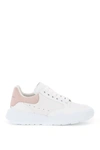 Alexander Mcqueen Oversized Court Sneakers In White Patchouli (white)
