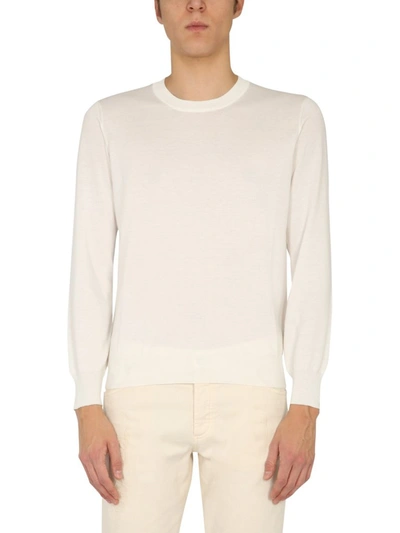 Brunello Cucinelli Crewneck Sweater In White