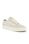 Vans Old Skool Sneaker In Marshmallow & True White