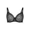 Simone Perele Comete Molded Full Cup Convertible Lace Bra In Black