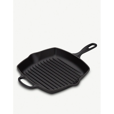 Le Creuset Satin Black Signature Cast Iron Grillit