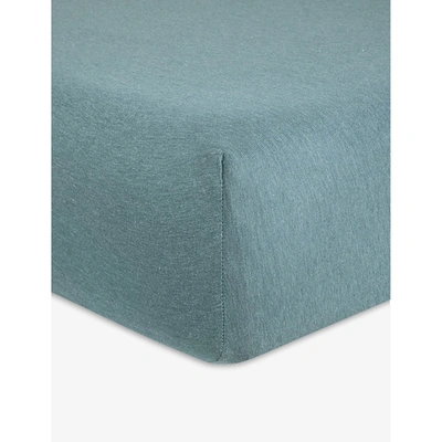 Hugo Boss Ocean Sense Cotton And Modal-blend Fitted Sheet Super King