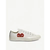 Comme Des Garçons Chuck Taylor Red Heart Low-top Sneakers In Beige