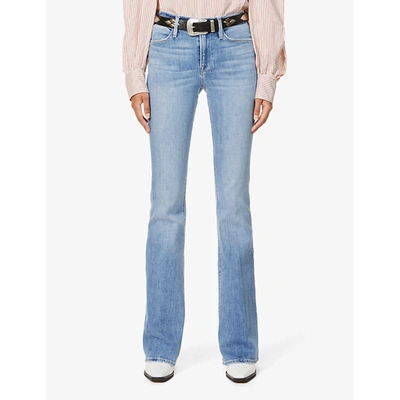 Frame Le High Flare High-rise Flared Jeans In Light