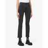 J Brand Womens Affect Alma Straight-leg High-rise Jeans 25 In Affect