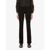 Paige Verdugo Mid Rise Maternity Skinny Jeans In Black Shadow In Black