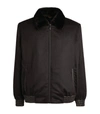 ZILLI MINK-TRIM CASHMERE BOMBER JACKET,15625142