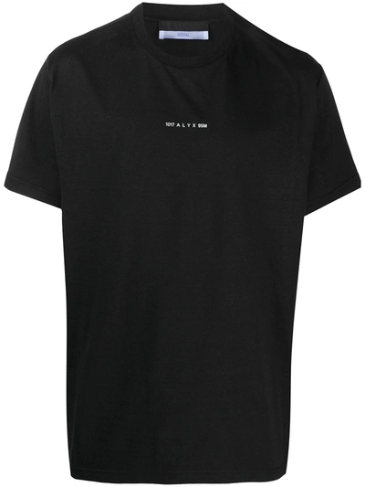 Alyx Oversized Logo Print T-shirt In Black