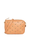 Clare V Delphine Cuoio Leather Shoulder Bag w/ Grommets (including