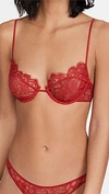 KIKI DE MONTPARNASSE COQUETTE DEMI BRA RED,KIKII40385