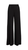 L Agence Luxe Lounge The Campbell High Rise Wide Leg Pant In Black