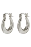 LUV AJ MARTINA HUGGIE HOOP EARRINGS,CH5-MMH-G