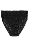 Hanky Panky Plus Size Signature Lace French Brief In Black