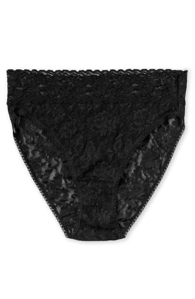 Hanky Panky Plus Size Signature Lace French Brief In Black
