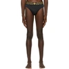 Versace Black Greca Border Swim Briefs In A80g Black