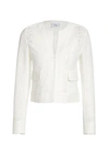 Akris Punto Women's Grid Lace Jacket In Cream