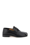 Maison Margiela 30mm Tabi County Leather Loafers In Black