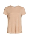 Frame Easy True Organic Linen T-shirt In Bare
