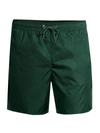 Moncler Mare Boxer Swim Trunks In Dark Green