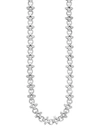 KING BABY STUDIO MEN'S SMALL DIAMOND LINK STERLING SILVER NECKLACE,0400013186974