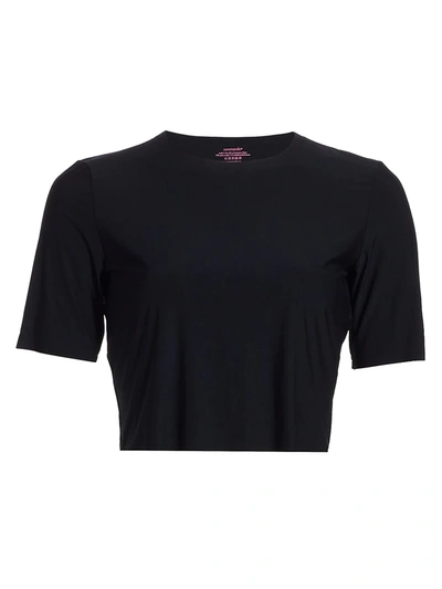 COMMANDO WOMEN'S BUTTER CROPPED T-SHIRT,400013390850