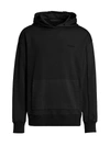 A-cold-wall* A Cold Wall Essential Cotton Drawstring Hoodie In Black