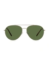OLIVER PEOPLES MEN'S AIRDALE 58MM AVIATOR SUNGLASSES,400013516122