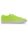 Common Projects Men's Achilles Suede Sneakers In Yellow