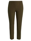 Lafayette 148 Acclaimed Stretch Gramercy Pants In Garland Green