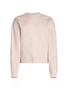 Alexander Wang T Foundation Crewneck Sweatshirt In Primrose Pink