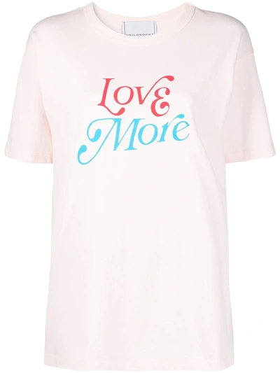 PHILOSOPHY DI LORENZO SERAFINI LOVE MORE T-SHIRT