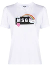 MSGM 彩虹LOGO T恤