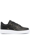 Nike Air Force 1 '07 Ess "tumbled Leather" Sneakers In Black