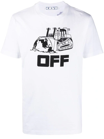 Off-white Graphic Print T-shirt In White