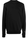 11 By Boris Bidjan Saberi Cotton-blend Long-sleeve Sweatshirt In Black