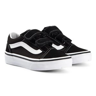 Vans Old Skool Touch-strap Low-top Sneakers In Black
