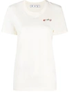 OFF-WHITE ARROW 花卉刺绣T恤