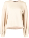 ALICE AND OLIVIA ROUND NECK SWEATSHIRT