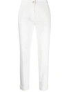 ETRO HIGH-RISE CROPPED SLIM-FIT TROUSERS