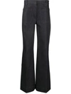 VICTORIA BECKHAM HIGH-WAISTED PATCH POCKET JEANS