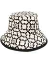 FERRAGAMO GANCINI PATTERN BUCKET HAT