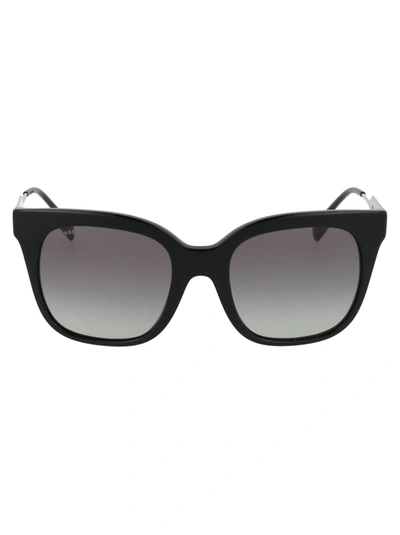 Burberry Evelyn Sunglasses In 300111 Black