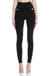 BALMAIN trousers IN BLACK VISCOSE,11687141