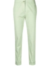 ETRO HIGH-RISE CROPPED SLIM-FIT TROUSERS