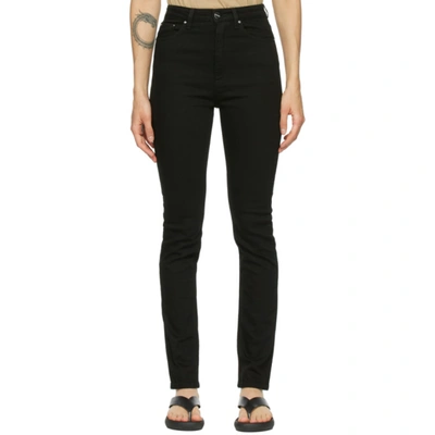 Totême Black Skinny Jeans In 200 Staybla