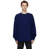 JOHN ELLIOTT BLUE UNIVERSITY LONG SLEEVE T-SHIRT