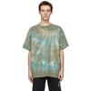 JOHN ELLIOTT GREEN TIE-DYE UNIVERSITY T-SHIRT