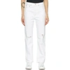 AGOLDE WHITE 90S MID-RISE LOOSE-FIT JEANS
