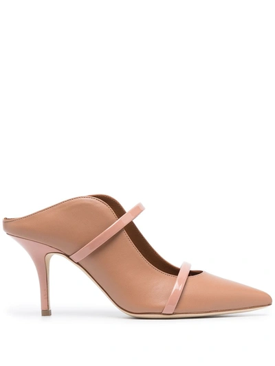 Malone Souliers Maureen Double-strap Pumps In Neutrals