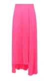 BALENCIAGA BALENCIAGA ASYMMETRIC PLEATED MIDI SKIRT